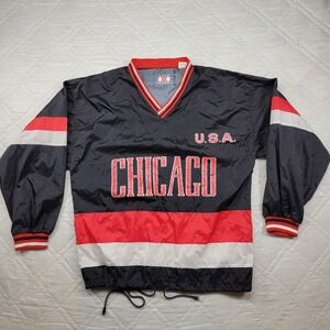 Live Gear Vintage 90s Chicago U.S.A. pullover wind breaker size L